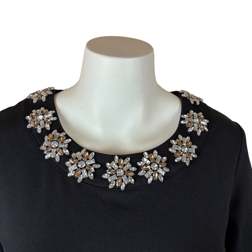 BODEN Matilda Crystal Embellished Black Dress- 6P - Picture 6 of 16